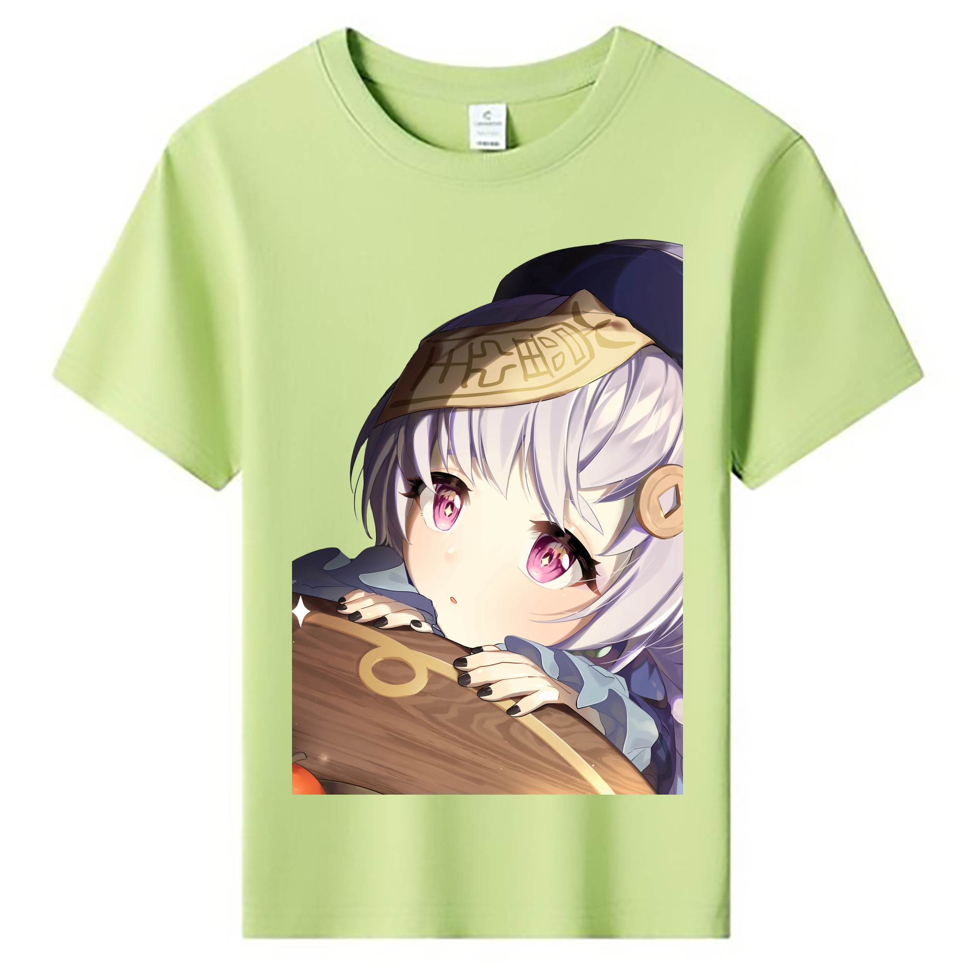 げんし神 七七 なな  genshin Nana 綿100％キッズTシャツ（フロントプリント）